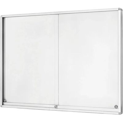 magnetoplan Gabinete de exhibición, con puertas correderas, capacidad 21 x DIN A4 - Gabinete magnetoplan Gabinete de exhibición, con puertas correderas, capacidad 21 x DIN A4 - Gabinete