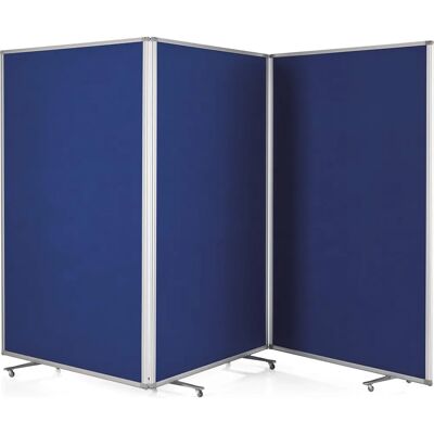 Magnetoplan Präsentationswand Groß - Blau Royal - 361x180 cm Magnetoplan Präsentationswand Groß - Blau Royal - 361x180 cm