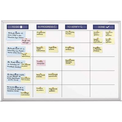 Tablero Scrum Magnetoplan - Blanco - Gestión Ágil Tablero Scrum Magnetoplan - Blanco - Gestión Ágil
