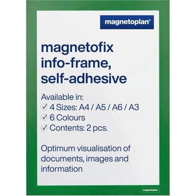 Öntapadós mágneses keret zöld A4 - Display Frame Öntapadós mágneses keret zöld A4 - Display Frame