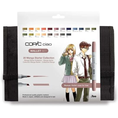 Copic Ciao 20er Marker-Set im Wallet - Marker Copic Ciao 20er Marker-Set im Wallet - Marker
