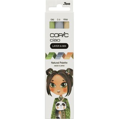 Copic Ciao - 3 Marqueurs Palette Naturelle - Publicité Copic Ciao - 3 Marqueurs Palette Naturelle - Publicité