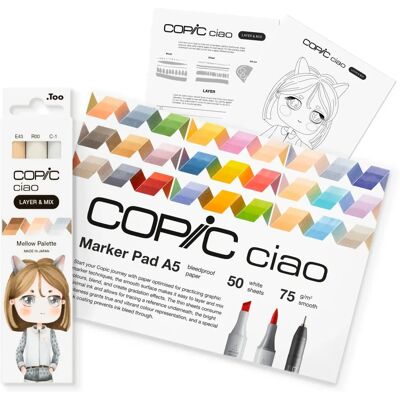 Set di Marcatori Copic Ciao Mellow Palette - Set di Marcatori Set di Marcatori Copic Ciao Mellow Palette - Set di Marcatori
