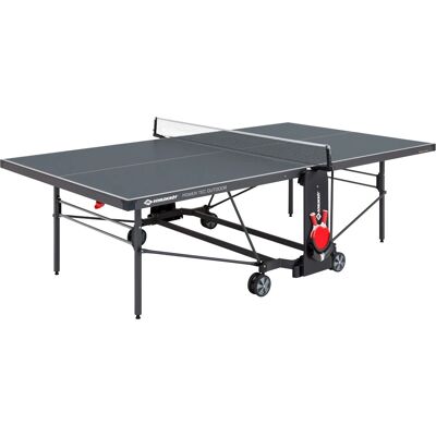 PowerTec Udeserverksted Bordtennisbord - Grå - Kompakt, Vejrbestandig, Made in Germany PowerTec Udeserverksted Bordtennisbord - Grå - Kompakt, Vejrbestandig, Made in Germany