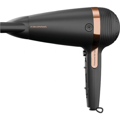 Sèche-cheveux Grundig HD 7081 - Ionique, 2100W, Noir/or rose gold Sèche-cheveux Grundig HD 7081 - Ionique, 2100W, Noir/or rose gold