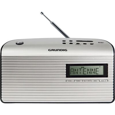 Grundig Music 7000X DAB+ BP - Tragbares Radio mit DAB+ und FM, Großes LCD, Silber Grundig Music 7000X DAB+ BP - Tragbares Radio mit DAB+ und FM, Großes LCD, Silber