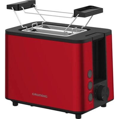Grundig TA 8340 - Rot, Schwarz - Toaster Grundig TA 8340 - Rot, Schwarz - Toaster