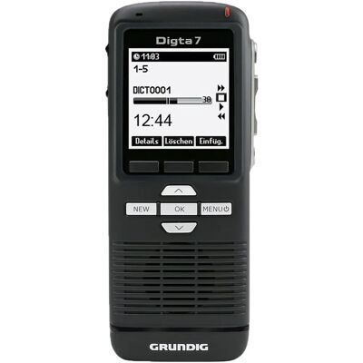 Grundig Digta 7 Push - Enregistreur vocal numérique - Écran XXL à contraste élevé Grundig Digta 7 Push - Enregistreur vocal numérique - Écran XXL à contraste élevé