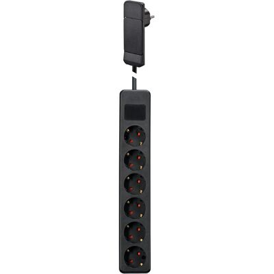 Gebro - 104715 - 6-Fach - Flachstecker - Steckdosenleiste Gebro - 104715 - 6-Fach - Flachstecker - Steckdosenleiste