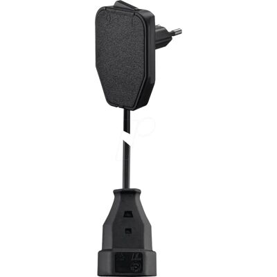 FREI Euro Extension Cord - 3m Black - Extension Cord FREI Euro Extension Cord - 3m Black - Extension Cord