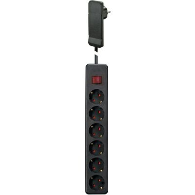 Gebro - 105670 - 6-fach - FlatPlug mit Schalter - Steckdosenleiste Gebro - 105670 - 6-fach - FlatPlug mit Schalter - Steckdosenleiste