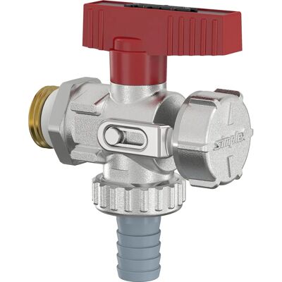 LE SANITAIRE - Ventil - vernickelt - 1/2'' Quadratisch LE SANITAIRE - Ventil - vernickelt - 1/2'' Quadratisch