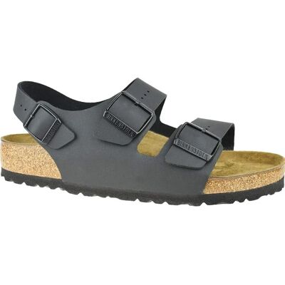 Birkenstock Milano BS Birko-Flor triples negro (estrecho) Birkenstock Milano BS Birko-Flor triples negro (estrecho)