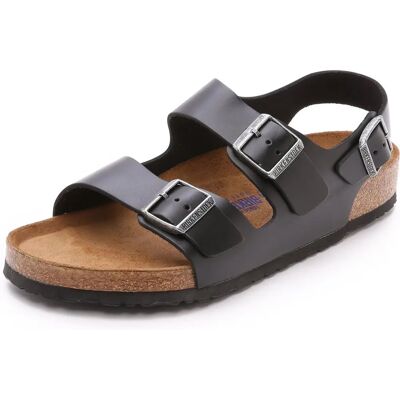 Birkenstock Milano - Zwart - Zomer Heren - Sandalen Birkenstock Milano - Zwart - Zomer Heren - Sandalen