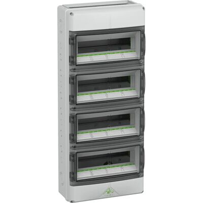 Spelsberg AK-F 56 Verteilerkasten - 4 Reihen, 56 Einheiten, IP65 Spelsberg AK-F 56 Verteilerkasten - 4 Reihen, 56 Einheiten, IP65