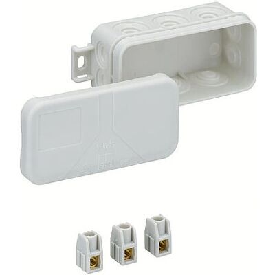 Spelsberg 31040801 Elektrische Anschlussdose - IP55, Grau, 89x43x38mm Spelsberg 31040801 Elektrische Anschlussdose - IP55, Grau, 89x43x38mm