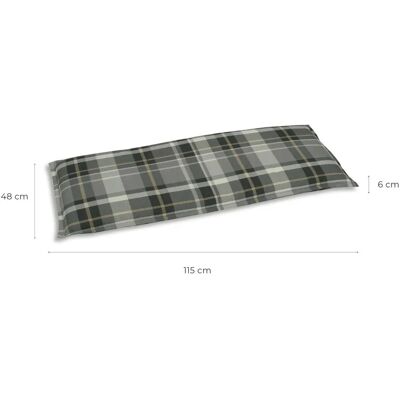 GO-DE Gartenbankkissen - Wasserabweisend, kariert, 115x48x6 cm GO-DE Gartenbankkissen - Wasserabweisend, kariert, 115x48x6 cm