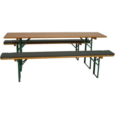 GO-DE Gartenbankkissen - 220x25x3.5cm - Grau GO-DE Gartenbankkissen - 220x25x3.5cm - Grau