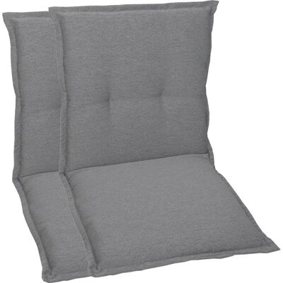 GO-DE Fauteuilhoes 50x100cm Grijs Waterbestendig - Sesselauflage GO-DE Fauteuilhoes 50x100cm Grijs Waterbestendig - Sesselauflage