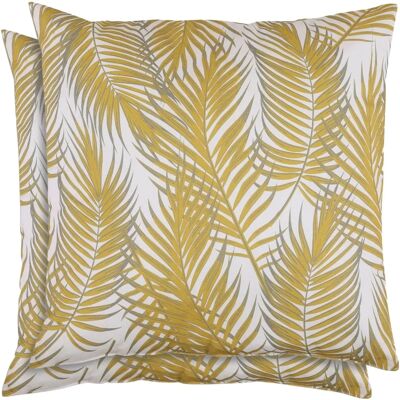 GO-DE - Dana - 38x38 cm - Gelb - Dekokissen GO-DE - Dana - 38x38 cm - Gelb - Dekokissen