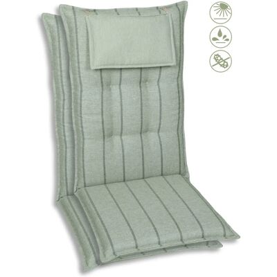 GO-DE Hoch Kussen Set - 50x120x48 cm - Tuinkussen voor Stoel GO-DE Hoch Kussen Set - 50x120x48 cm - Tuinkussen voor Stoel