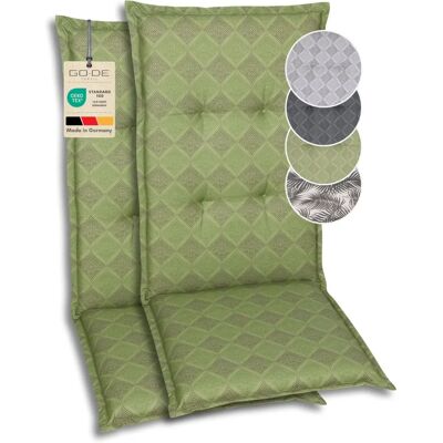 GO-DE middel tuinstoelcoussin - UV-bestendig, 2 stuks, 50x108x48 cm GO-DE middel tuinstoelcoussin - UV-bestendig, 2 stuks, 50x108x48 cm