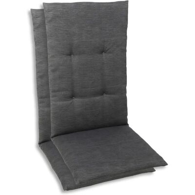 GO-DE - Hochlehnerauflage - Grau - chair cushion GO-DE - Hochlehnerauflage - Grau - chair cushion