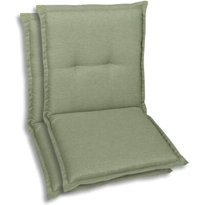 GO-DE Grüne Gartenstuhlauflagen - Set aus 2 - Sitzauflage Garden Chair GO-DE Grüne Gartenstuhlauflagen - Set aus 2 - Sitzauflage Garden Chair