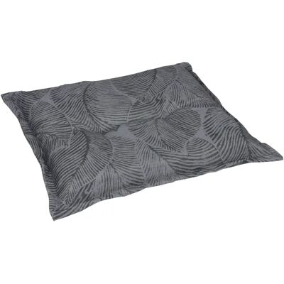 GO-DE - Hockerauflage - Floral - Grau - Cushion GO-DE - Hockerauflage - Floral - Grau - Cushion