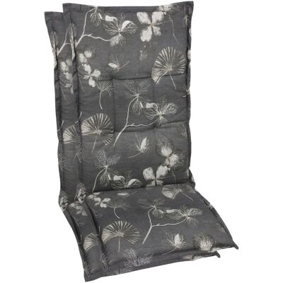 GO-DE Gartenstuhlauflage - Taupe - Hochlehner - 2 Stück GO-DE Gartenstuhlauflage - Taupe - Hochlehner - 2 Stück