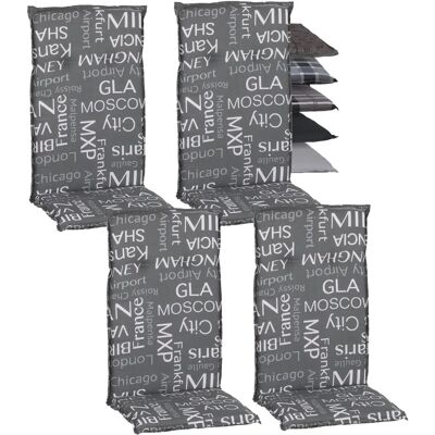 beo - BELLONA - 118x50cm - grau - Garden chair cushion beo - BELLONA - 118x50cm - grau - Garden chair cushion