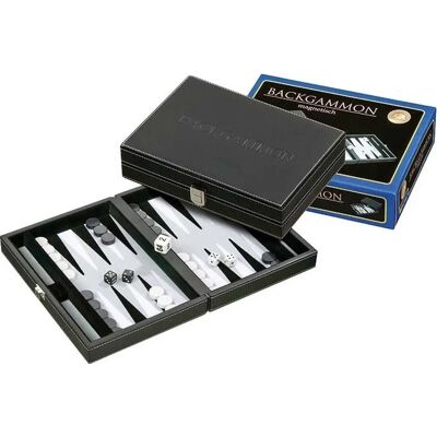Backgammon Tinos Gris de Philos - Compact et Magnétique Backgammon Tinos Gris de Philos - Compact et Magnétique