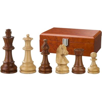 Philos Sigismund Schaken Set - Gewogen 95mm Koning - Houten Opbergdoos Philos Sigismund Schaken Set - Gewogen 95mm Koning - Houten Opbergdoos