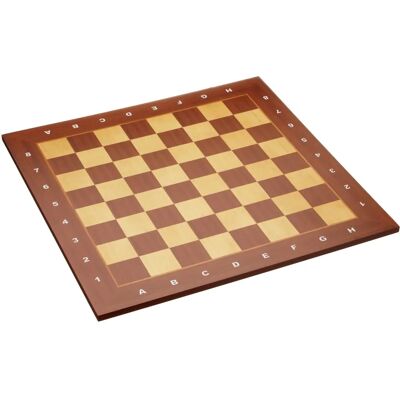 Scacchiera Philos London - 50mm, Acero, Finitura Teak, Bordi Numerati Scacchiera Philos London - 50mm, Acero, Finitura Teak, Bordi Numerati