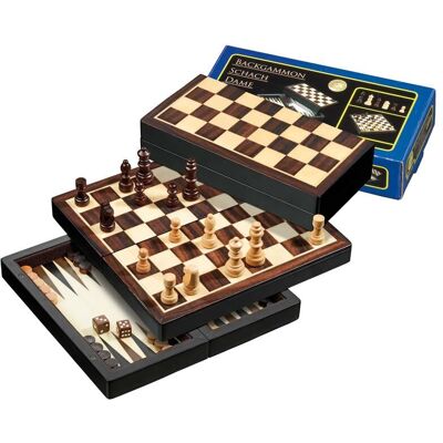 Philos 2507 Reise-Schach-Backgammon-Set - Brettspiel Strategie Philos 2507 Reise-Schach-Backgammon-Set - Brettspiel Strategie