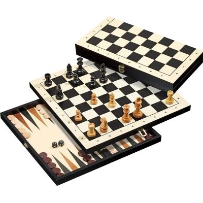 Philos 2514 - Schach Backgammon Dame Set Feld 44 Mm Philos 2514 - Schach Backgammon Dame Set Feld 44 Mm