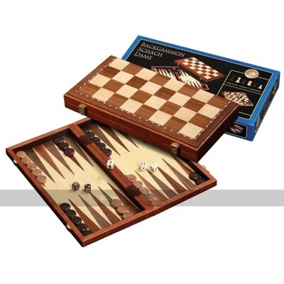 Philos 2524 - Set di Scacchi, Dama e Mahjong - Magnetico - Tavolo 43mm - Re 75mm Philos 2524 - Set di Scacchi, Dama e Mahjong - Magnetico - Tavolo 43mm - Re 75mm