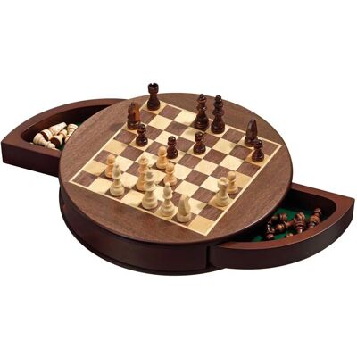 Philos 2727 Magnetisches rundes Schachspiel - Strategie Philos 2727 Magnetisches rundes Schachspiel - Strategie