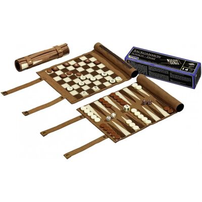 Set de Voyage Philos 2801 Échecs, Dames et Backgammon Set de Voyage Philos 2801 Échecs, Dames et Backgammon