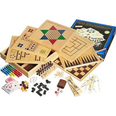 Philos - Holz-Spielesammlung - 100 Klassiker - Brettspiel-Set Philos - Holz-Spielesammlung - 100 Klassiker - Brettspiel-Set