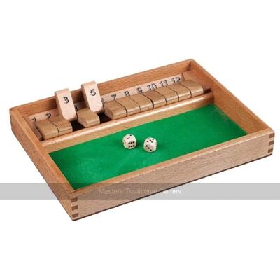 Philos 12er Gesellschaftsspiel - Shut the Box Philos 12er Gesellschaftsspiel - Shut the Box