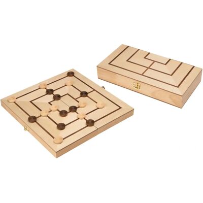 Philos Mühle - Jeu de stratégie en olme et noyer pour 2+ - Jeu de société - Publicité Philos Mühle - Jeu de stratégie en olme et noyer pour 2+ - Jeu de société - Publicité
