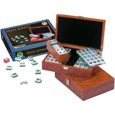 Philos Holz Mahjong-Set - 24x18x6cm für 2-4 Spieler Philos Holz Mahjong-Set - 24x18x6cm für 2-4 Spieler
