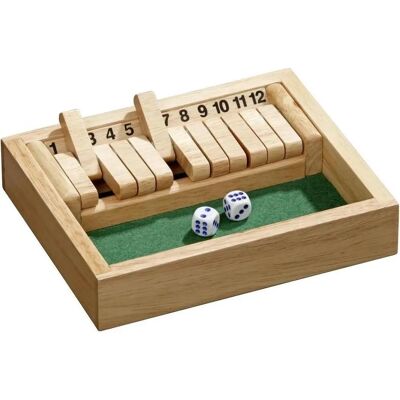 Philos 3184 - Reisespiel Shut The Box 12er Klein Holz Philos 3184 - Reisespiel Shut The Box 12er Klein Holz