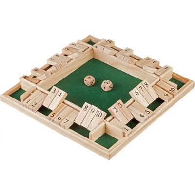 Philos Shut the Box voor 4 spelers - Dobbelspel Philos Shut the Box voor 4 spelers - Dobbelspel