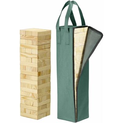 Gioco Torre in Legno Philos - Impila 80 Blocchi - Divertimento Familiare Gioco Torre in Legno Philos - Impila 80 Blocchi - Divertimento Familiare