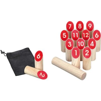 Philos 4014156033153 Motor Skills Toy - Kubb Spiel Geschicklichkeit Philos 4014156033153 Motor Skills Toy - Kubb Spiel Geschicklichkeit