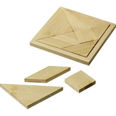 Philos 155 x 155 mm Bamboe Tangram Puzzelspel - Puzzelspel Philos 155 x 155 mm Bamboe Tangram Puzzelspel - Puzzelspel