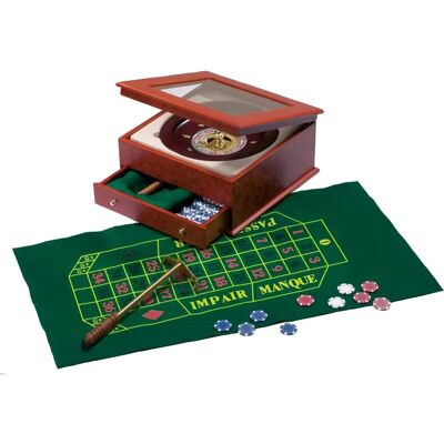 Philos 3706 - Roulette Set mit Holzbox Philos 3706 - Roulette Set mit Holzbox