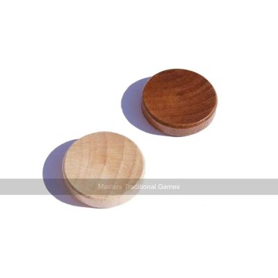 Philos 4104 - Grote Backgammon Stenen - 30 stuks Philos 4104 - Grote Backgammon Stenen - 30 stuks